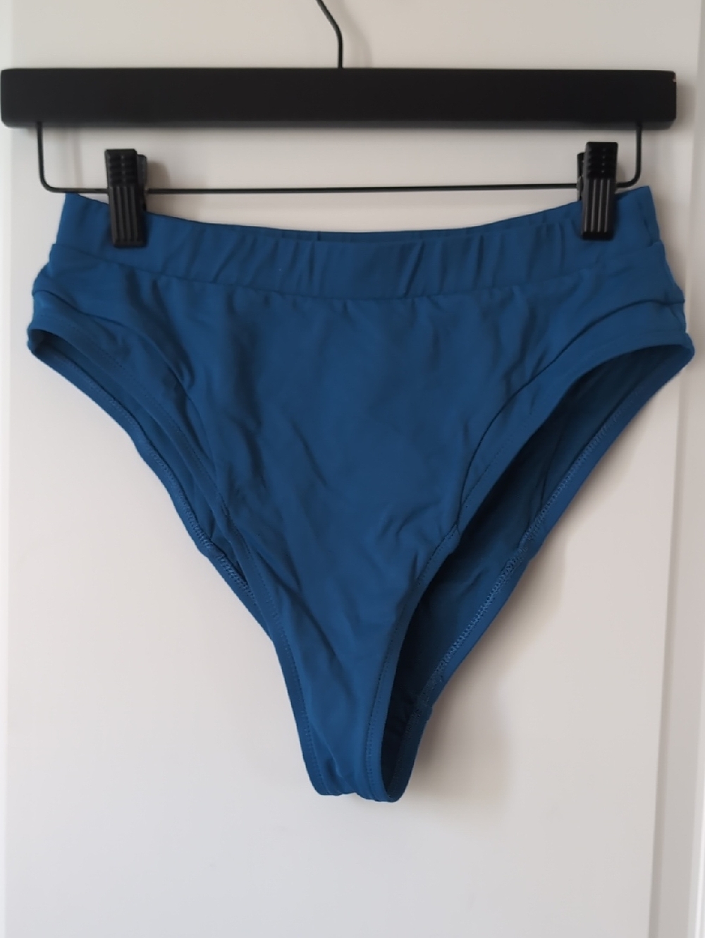 Gymshark Women's High-Cut Swim Bikini Bottom in Blue
